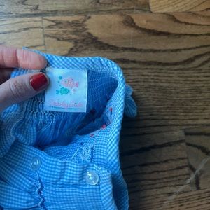 Patriotic American Flag Bubble Smock- 12mos